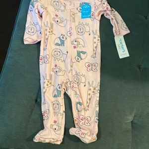 9 mos baby girl pajama set new with tags